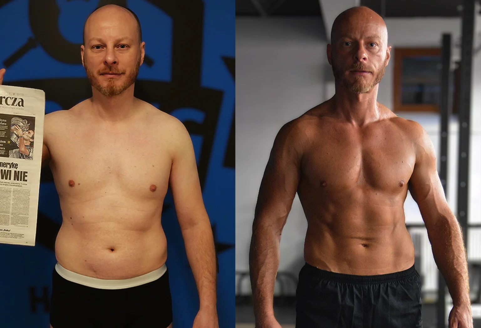metamorfoza sylwetki Przemiana ciała przed i po