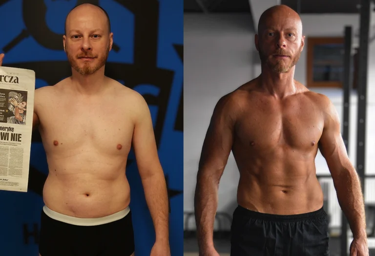 metamorfoza sylwetki Przemiana ciała przed i po